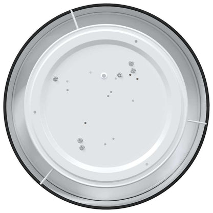 Deckenlampe Schwarz 38 x 13.5 cm Stoff