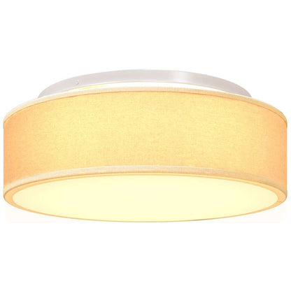 Deckenlampe Weiß 38 x 13.5 cm Stoff