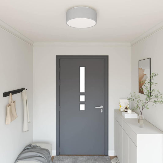 Deckenlampe Grau 38 x 13.5 cm Stoff