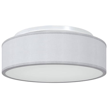 Deckenlampe Grau 38 x 13.5 cm Stoff