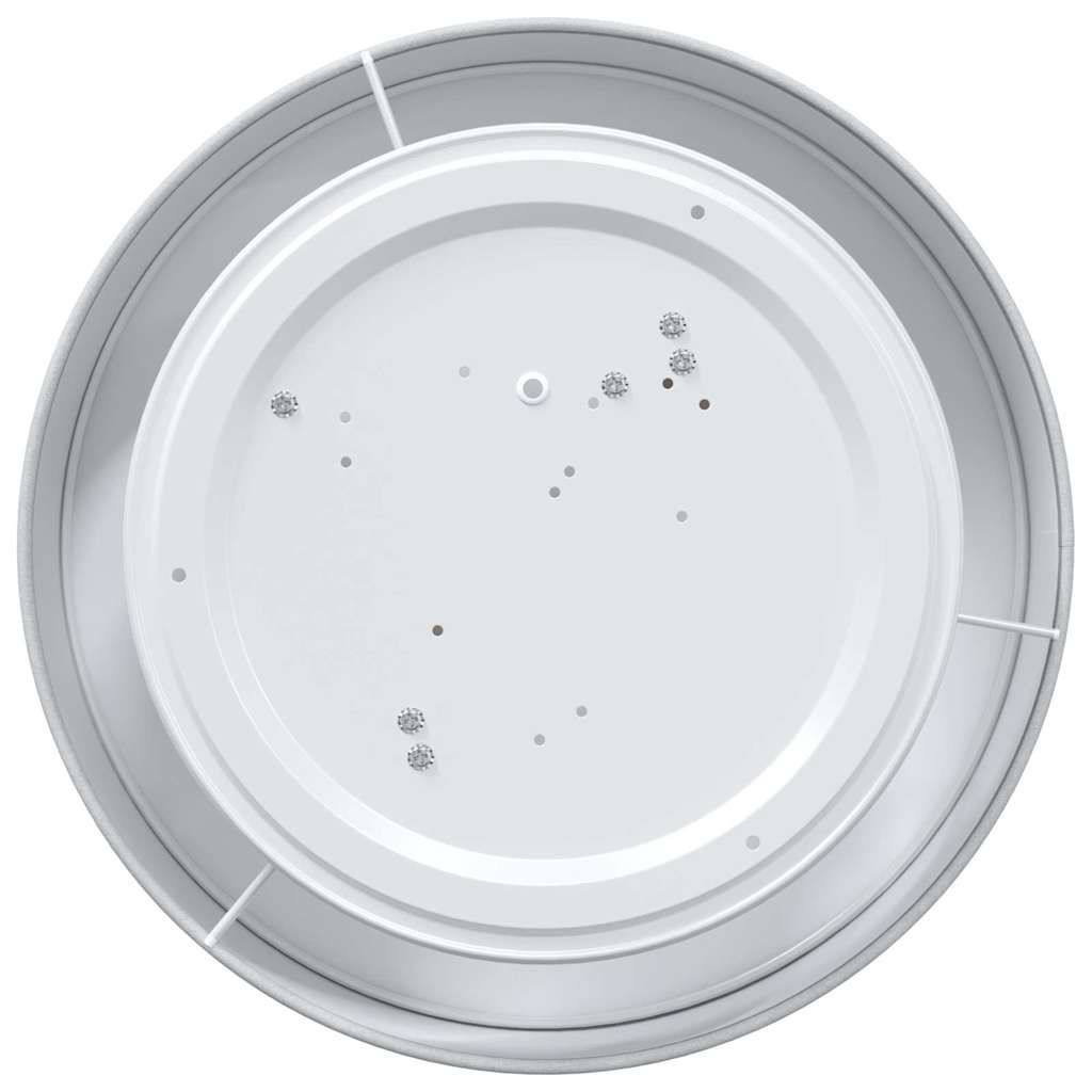 Deckenlampe Grau 38 x 13.5 cm Stoff