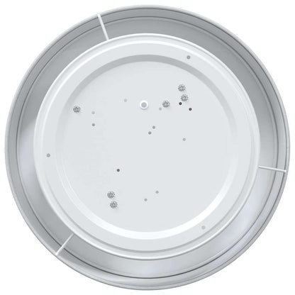 Deckenlampe Grau 38 x 13.5 cm Stoff