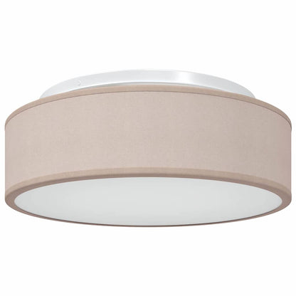 Deckenlampe Taupe 38 x 13.5 cm Stoff