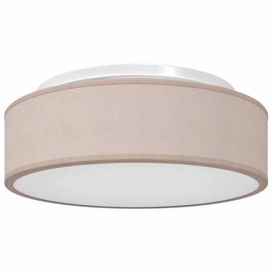Deckenlampe Taupe 38 x 13.5 cm Stoff