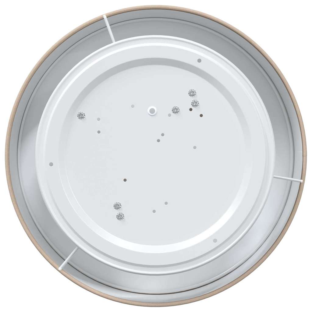 Deckenlampe Taupe 38 x 13.5 cm Stoff