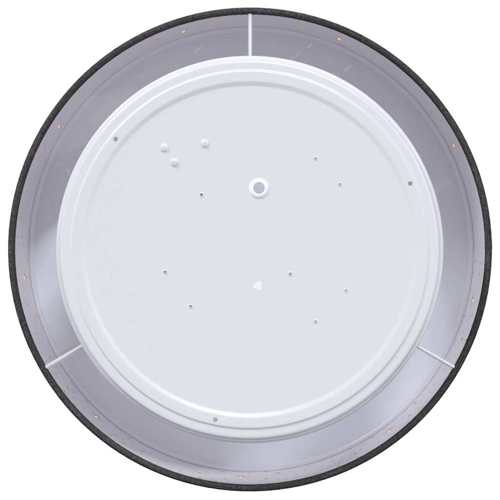 Deckenlampe Schwarz 30 x 13.5 cm Stoff