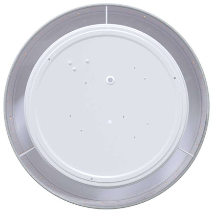 Deckenlampe Grau 30 x 13.5 cm Stoff