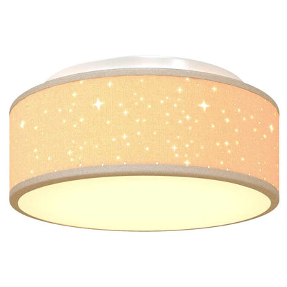Deckenlampe Taupe 30 x 13.5 cm Stoff