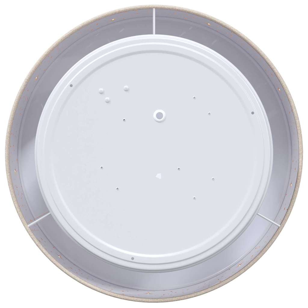 Deckenlampe Taupe 30 x 13.5 cm Stoff