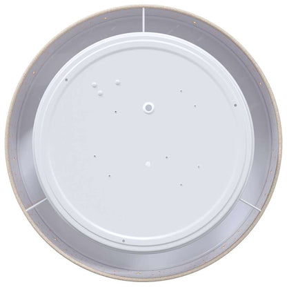 Deckenlampe Taupe 30 x 13.5 cm Stoff