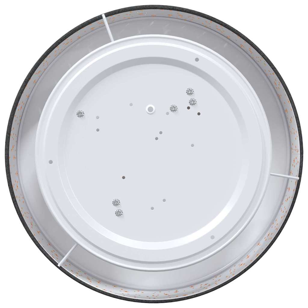 Deckenlampe Schwarz 38 x 13.5 cm Stoff