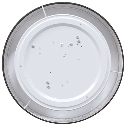 Deckenlampe Schwarz 38 x 13.5 cm Stoff