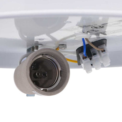 Deckenlampe Grau 38 x 13.5 cm Stoff