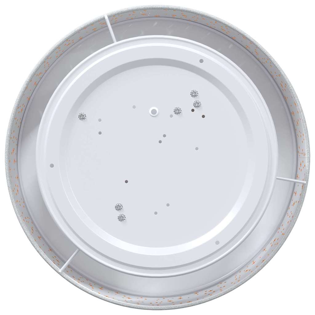 Deckenlampe Grau 38 x 13.5 cm Stoff