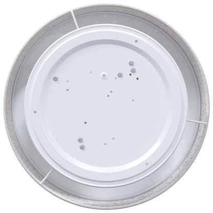 Deckenlampe Grau 38 x 13.5 cm Stoff