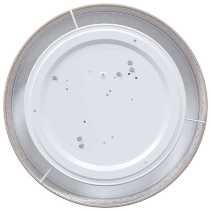 Deckenlampe Taupe 38 x 13.5 cm Stoff