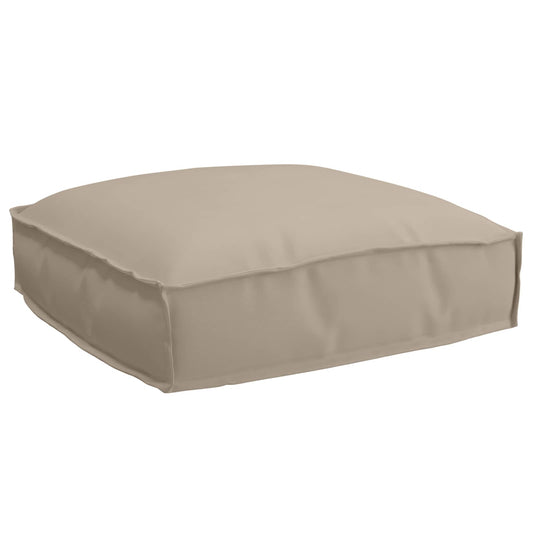 Kissen Taupe 50 x 50 x 12 cm Oxford-Stoff