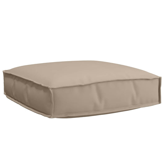 Kissen Taupe 60 x 60 x 12 cm Oxford-Stoff