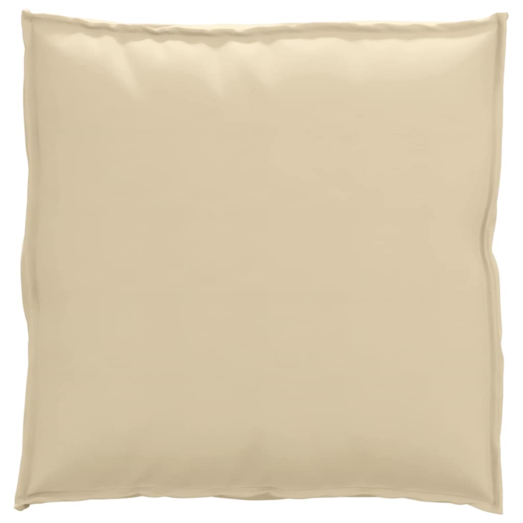 Kissen Beige 70 x 70 x 12 cm Oxford-Stoff