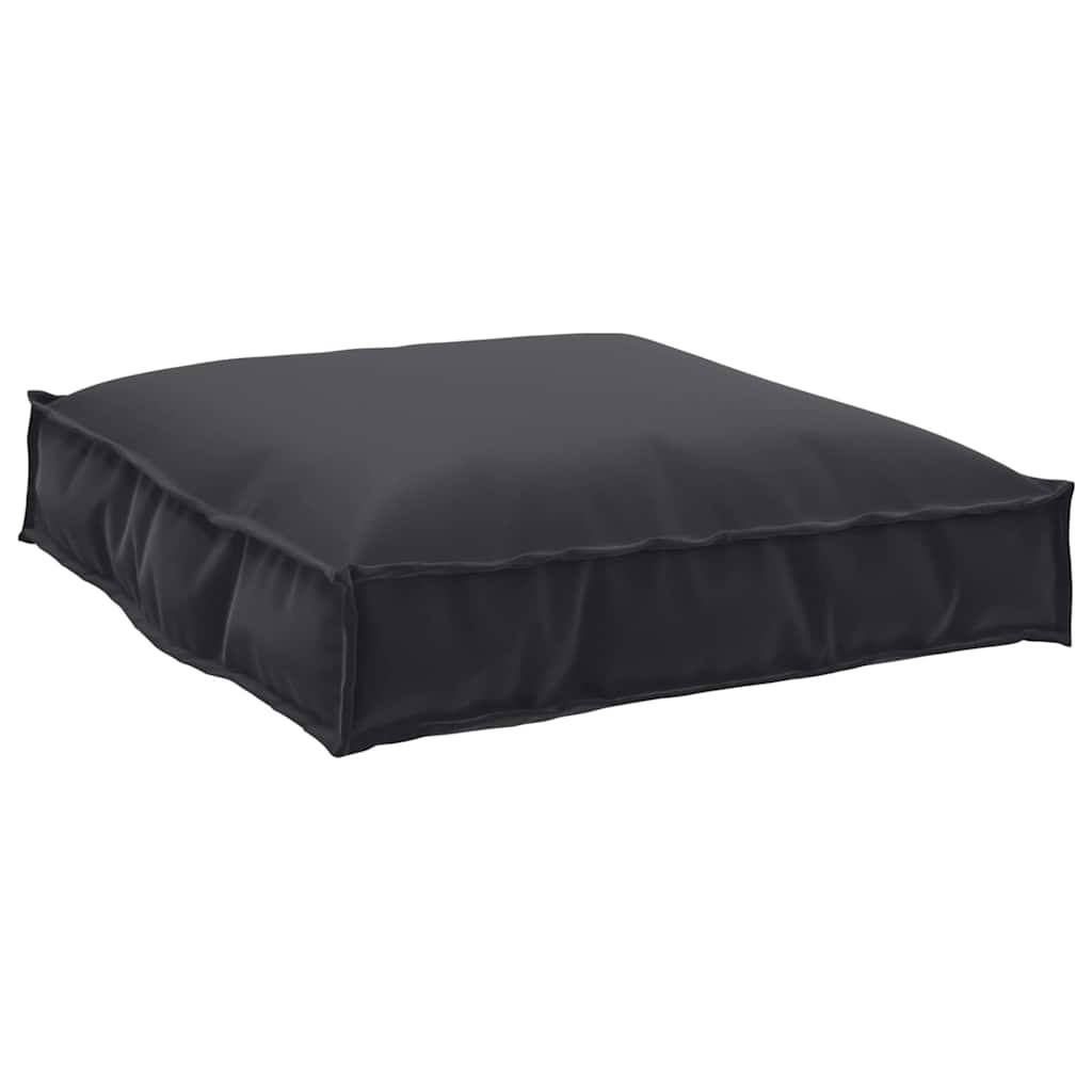 Kissen Schwarz 70 x 70 x 12 cm Oxford-Stoff