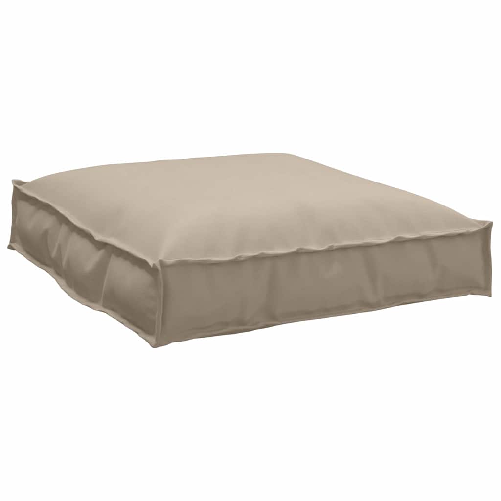 Kissen Taupe 70 x 70 x 12 cm Oxford-Stoff