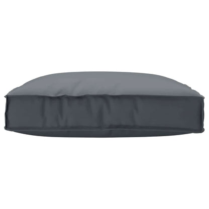 Kissen Anthrazit 80 x 80 x 12 cm Oxford-Stoff