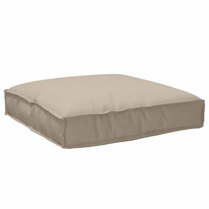 Kissen Taupe 80 x 80 x 12 cm Oxford-Stoff