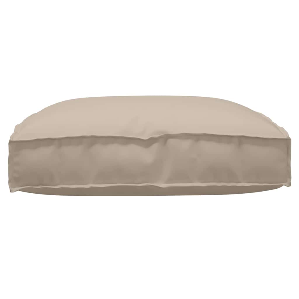 Kissen Taupe 80 x 80 x 12 cm Oxford-Stoff