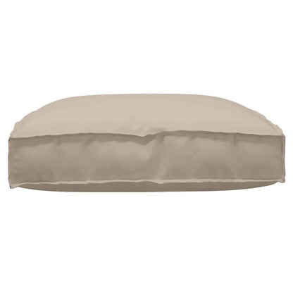 Kissen Taupe 80 x 80 x 12 cm Oxford-Stoff