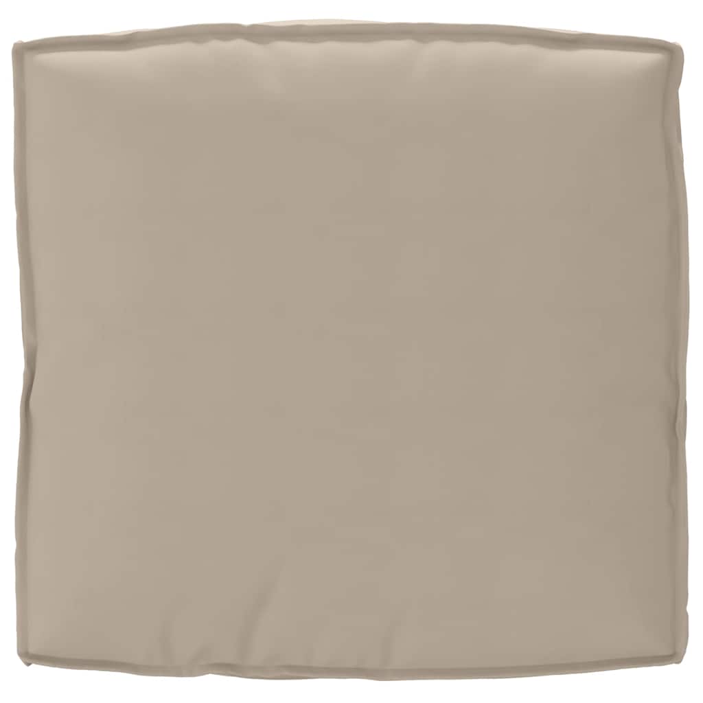 Kissen Taupe 80 x 80 x 12 cm Oxford-Stoff