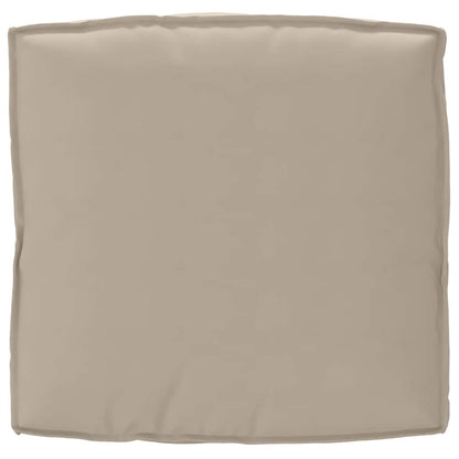 Kissen Taupe 80 x 80 x 12 cm Oxford-Stoff