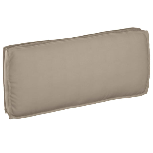 Kissen Taupe 120 x 50 x 12 cm Oxford-Stoff