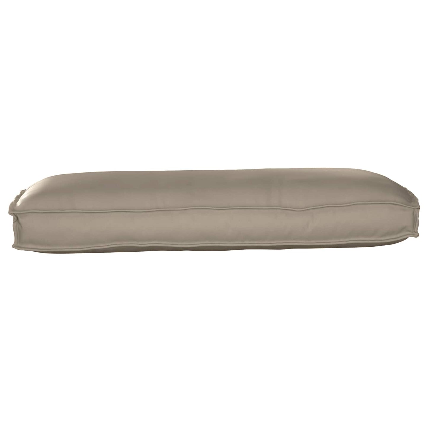 Kissen Taupe 120 x 50 x 12 cm Oxford-Stoff