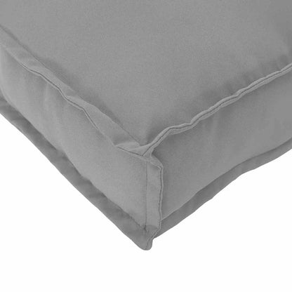 Kissen 2 pcs Grau 40 x 40 x 8 cm Oxford-Stoff