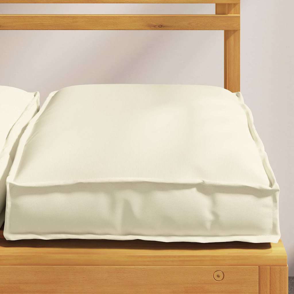 Kissen 2 pcs Creme 40 x 40 x 8 cm Oxford-Stoff