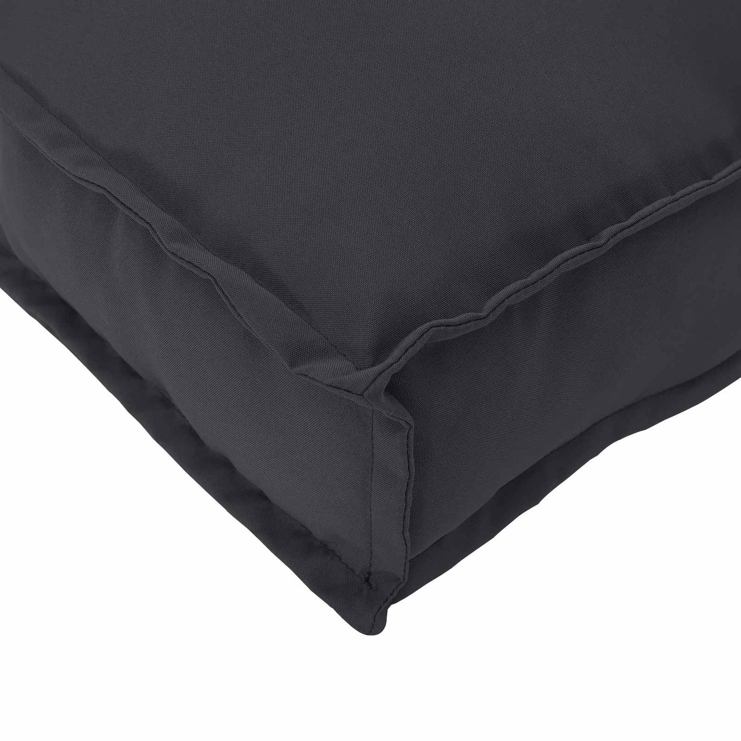 Kissen Schwarz 140 x 40 x 8 cm Oxford-Stoff