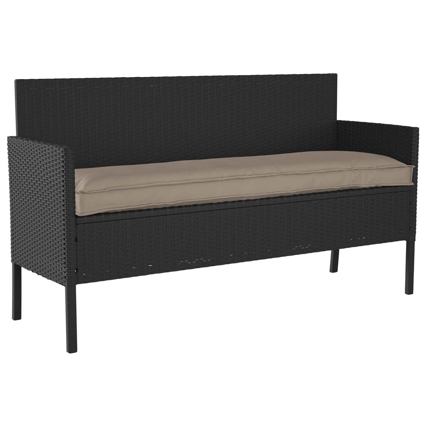 Kissen Taupe 150 x 40 x 8 cm Oxford-Stoff