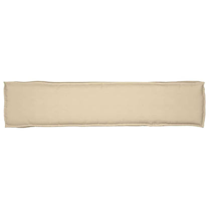 Palettenkissen Beige 180 x 40 x 8 cm Oxford-Stoff