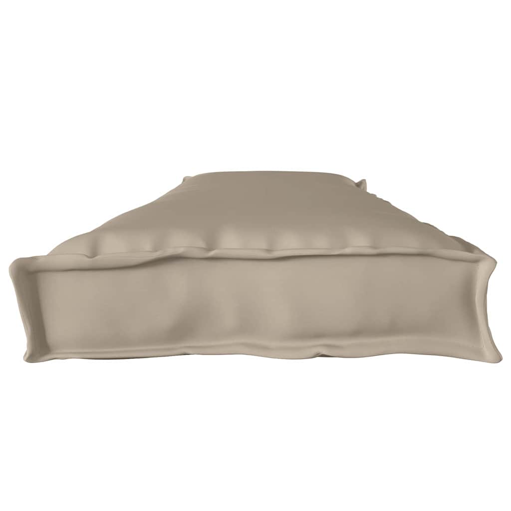 Palettenkissen Taupe 180 x 40 x 8 cm Oxford-Stoff
