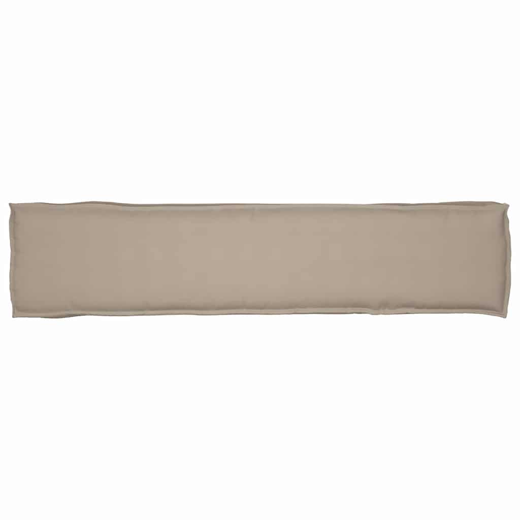 Palettenkissen Taupe 180 x 40 x 8 cm Oxford-Stoff