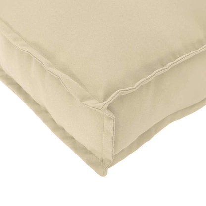 Palettenkissenset 2 pcs Beige 180 x 40 x 8 cm Oxford-Stoff