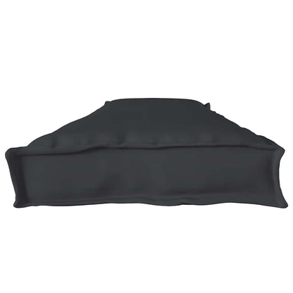 Palettenkissenset 2 pcs Schwarz 180 x 40 x 8 cm Oxford-Stoff