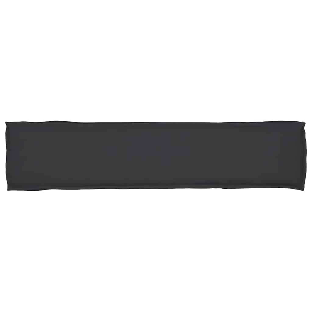 Palettenkissenset 2 pcs Schwarz 180 x 40 x 8 cm Oxford-Stoff