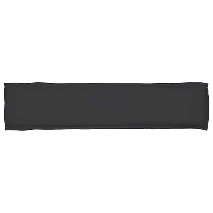 Palettenkissenset 2 pcs Schwarz 180 x 40 x 8 cm Oxford-Stoff