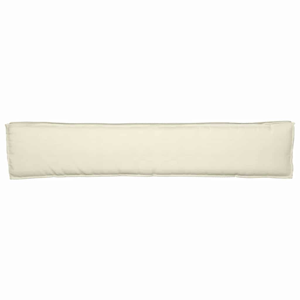 Palettenkissenset 2 pcs Creme 200 x 40 x 8 cm Oxford-Gewebe