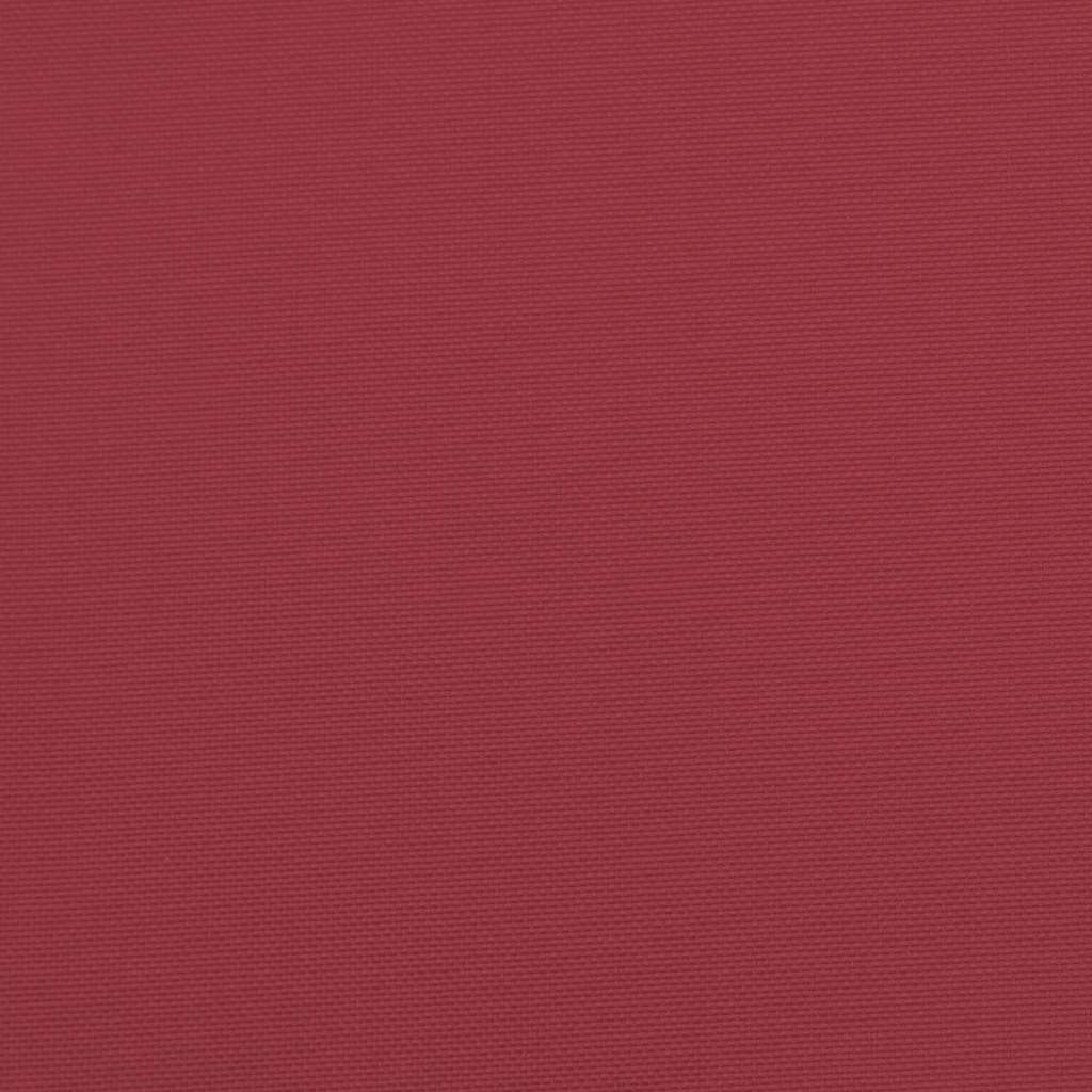 Palettenkissenset 2 pcs Weinrot 200 x 40 x 8 cm Oxford-Gewebe