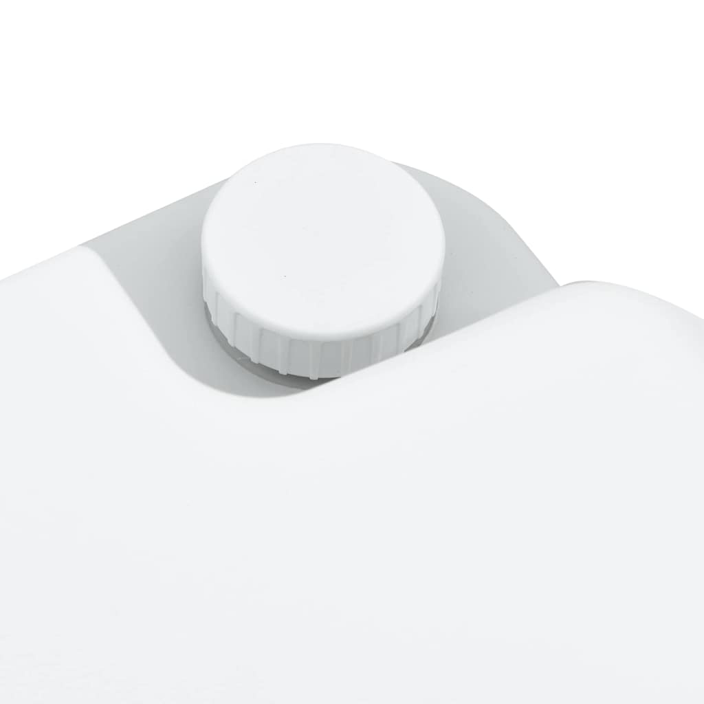 Camping-Toilette Grau und Weiß 41,5 x 36,5 x 42 cm Polyethylen