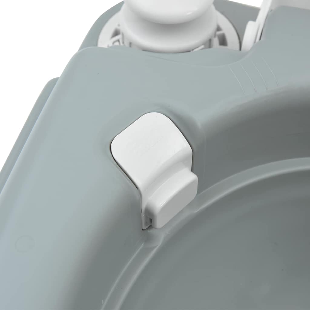 Camping-Toilette Grau 41,5 x 36,5 x 42 cm