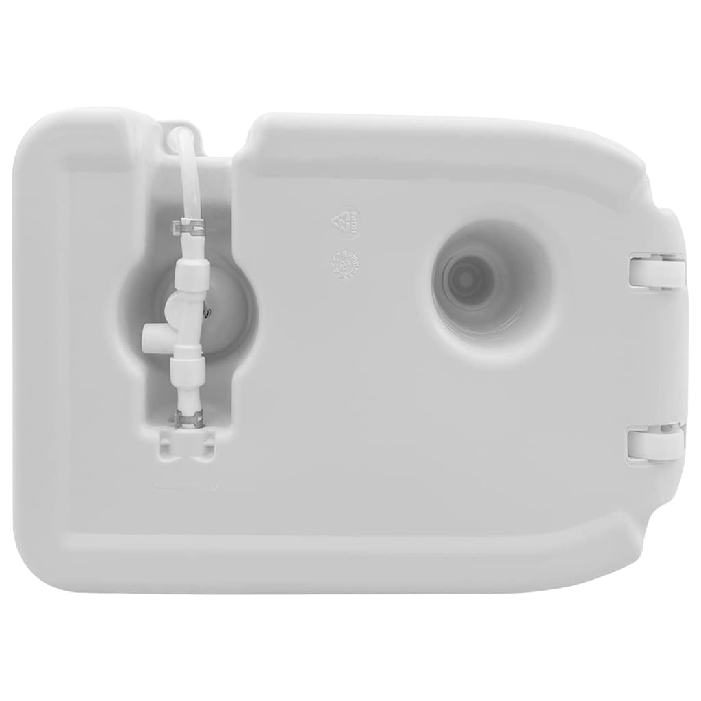 Camping-Handwaschstation Grau 50,5 x 33 x 103 cm