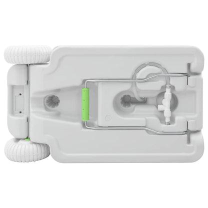 Camping Handwaschstand mit Rädern Grau 72 x 42 x 103 cm